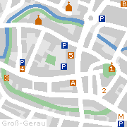 Markantes und Sehenswertes in der Innenstadt von Groß-Gerau