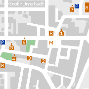 Sehenswertes und Markantes in der Innenstadt von Groß-Umstadt