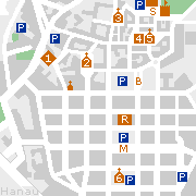 Sehenswürdigkeiten in der Innenstadt von Hanau