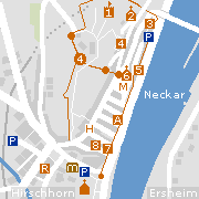 Markantes und Sehenswertes in der Innenstadt von Hirschhorn