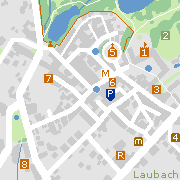 Sehenswertes und Markantes in der Innenstadt von Laubach Hess