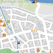 Markante und Sehenswertes in der Innenstadt von Langen