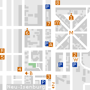 Markante und Sehenswertes in der Innenstadt von Neu-Isenburg