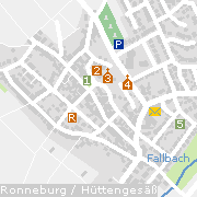 Sehenswertes und Markantes im Ortszentrum von Ronneburg in Hessen