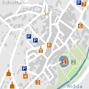 Sehenswertes und Markantes in der Innenstadt von Schotten im Vogelbergkreis