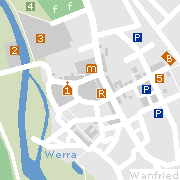 Sehenswertes und Markantes in der Innenstadt von Wanfried