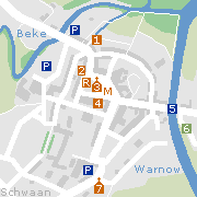 Sehenswertes und Markantes in der Innenstadt von Schwaan