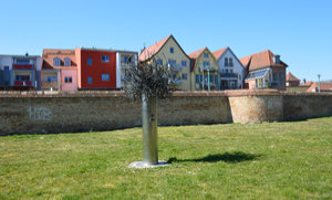 Gleviner Mauer, östliche Stadtmauer der Güstrower Altstadt