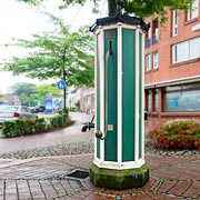 Westerstede, alte Wasserpumpe am neuen Standort