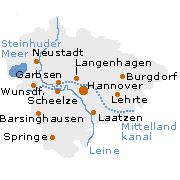Hannover Kreis und Stadt in Niedersachsen
