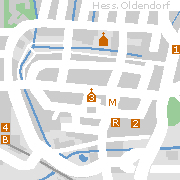 Markantes und Sehenswertes in der Innenstadt von Hessisch Oldendorf