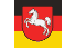 Flagge von Niedersachsen