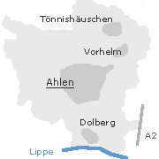 Stadtteile von Ahlen in Westfalen