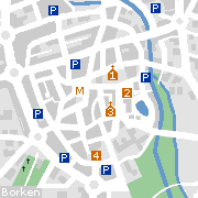 Sehenswertes und Markantes in der Innenstadt von Borken