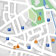 Markantes und Sehenswertes in der Innenstadt von Bornheim