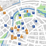 Sehenswertes und Markantes in der Innenstadt von Löhne