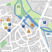 Sehenswertes und Markantes in der Innenstadt von Drensteinfurt