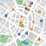 Sehenswertes und Markantes in der Innenstadt von Dülmen