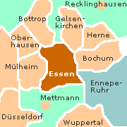 Umgebung der Stadt Essen