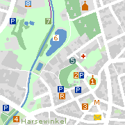 Sehenswertes und Markantes in der Innenstadt von Harsewinkel