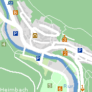 Sehenswertes und Markantes in der Innenstadt von Heimbach