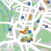 Sehenswertes und Markantes in der Innenstadt von Heinsberg