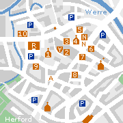 Sehenswertes und Markantes in der Innenstadt von Herford