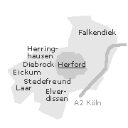 Herford, Stadtteile