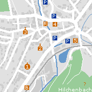 Markantes und Sehenswertes in der Innenstadt von Hilchenbach