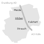 Hilden Stadtteile