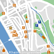 Markantes und Sehenswertes in der Innenstadt von Königswinter