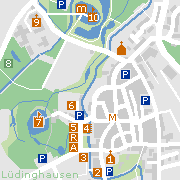 Sehenswertes und Markantes in der Innenstadt von Lüdinghausen