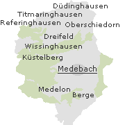 Orte im Stadtgebiet von Medebach