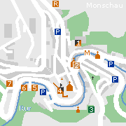 Sehenswertes und Markantes in der Innenstadt von Monschau