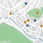 Sehenswertes und Markantes in der Innenstadt von Netphen