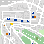 Sehenswertes und Markantes in der Innenstadt von Oerlinghausen