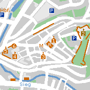 Siegen, Sehenswürdigkeiten in der Innenstadt