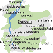 Orte im Stadtgebiet von Sundern