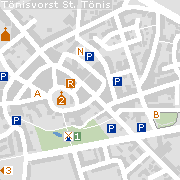 Sehenswertes und Markantes in der Innenstadt von Tönisvorst, St. Tönis