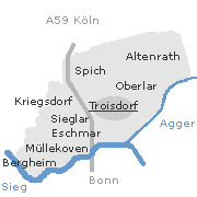 Troisdorf, Stadtteile