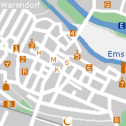 Sehenswertes und Markantes in der Innenstadt von Warendorf an der Ems