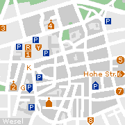 Sehenmswertes und Markantes in der Innenstadt von Wesel