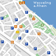 Sehenswertes und Markantes in der Innenstadt von Wesseling