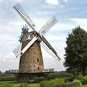 Lübbecke OT Eilhausen Königsmühle Holländer-Windmühle © Martina Berg