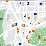 Sehenswertes und Markantes in der Innenstadt von Landstuhl