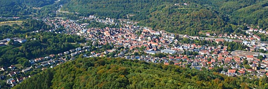 Blick auf Annweiler am Trifels