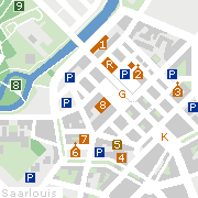 Sehenswertes und Markantes in der Innenstadt von Saarlouis