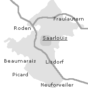 Orte im Stadtgebiet von Saarlouis