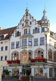 Marktschloss Wittenberg, stattliches Wohn- und Geschäftshaus am Markt