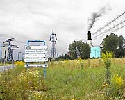 Kraftwerk Deuben im Burgenland von Sachsen-Anhalt